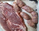 Foto del paso 1 de la receta: Bife de jamón con papas al horno al verdeo