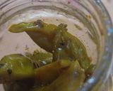 A picture of step 4 of #cook pad India##green chilli long stuffed pickle#.