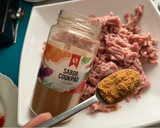 Foto del paso 1 de la receta: Rollo jugoso de carne picada, relleno, con especias sabor Cookpad (en airFryer)