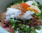 A picture of step 1 of Sheesh Kebab(cook in pan).