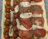 Foto del paso 2 de la receta: Tarta caprese de hojaldre