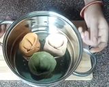 A picture of step 9 of Steamed Paneer wheat flour Momos.
