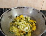 A picture of step 6 of SARSON SAAG CABBAGE SABZI...