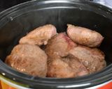 A picture of step 3 of Slow Cooker Pork Cheeks in Red Wine (Traditional Recipe).