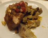 Foto del paso 3 de la receta: Pierna de pavo asada al estilo portugués con alcachofas