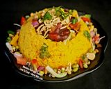 A picture of step 4 of Sprouts Salad Chaat In Khaman Dhokla Bowl.