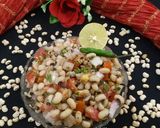 A picture of step 4 of Lobia Chaat.