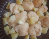 A picture of step 3 of Dahi Bhalle.