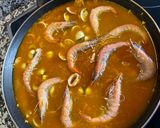 A picture of step 9 of Seafood Paella 🥘.