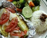 Foto del paso 6 de la receta: Pescado empapelado a la mostaza🐟