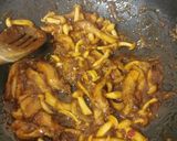 Stir fry z grzybami i fasolką krok przepisu 3 zdjęcie