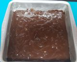 A picture of step 4 of Brownie cake.