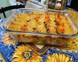 Une image de l'étape 14 de Gratin multicolore de quinoa aux carottes, tomates,coriandre et brie de Meaux.