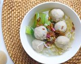 Foto langkah ke 5 dari resep Bakso Sapi Ayam Kuah Bening.