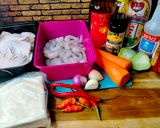 Foto langkah ke 1 dari resep Dimsum Ayam Udang + Saus Cocolan.