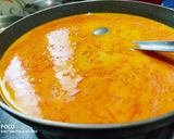 A picture of step 3 of Carrot Firni.