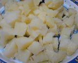 A picture of step 2 of Dahi Chana Chat.