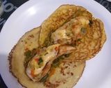 Foto del paso 5 de la receta: Panqueques rellenos con pollo y verduras