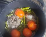 Une image de l'étape 5 de Tajine d'agneau aux haricots verts.