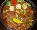 A picture of step 5 of Balochi Lagan Gosht💙💙💙💙.