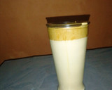A picture of step 4 of Dalgona Coffee.