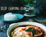 Gambar langkah 6 resipi Telur Goreng Asam Jawa.