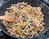 Une image de l'étape 19 de Spätzles au porc et navets.
