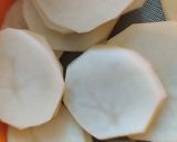 A picture of step 1 of Potato Pakoda.