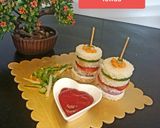 A picture of step 8 of Classic American veg sandwich.