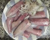 Hình bước làm 2 của món Hủ tiếu mực nhồi