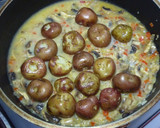 Foto del paso 4 de la receta: Papines a la crema de hongos