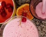 Une image de l'étape 4 de Milkshake groseilles fraises orange.