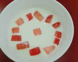 Hình bước làm 5 của món Sữa chua vị trái cây lên men