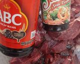 Foto langkah ke 2 dari resep Daging Sapi Lada Hitam Paprika.