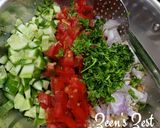 A picture of step 2 of Quinoa and Chickpea Salad.
