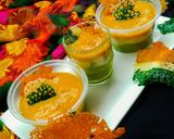A picture of step 5 of Tiranga Pudding.