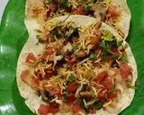 A picture of step 3 of Masala papad.