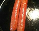 A picture of step 1 of Buffalo Beef Hotdogs 3 ways.