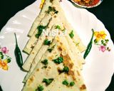 A picture of step 6 of Rumali Roti.