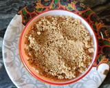 A picture of step 3 of Walnut Halwa.