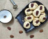 A picture of step 3 of Eggless Fresh Coconut Pecan Cookies.