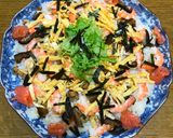 A picture of step 7 of Chirashizushi.
