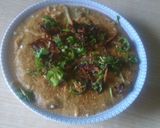 A picture of step 6 of Chicken Haleem.