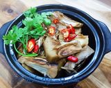 Hình bước làm 3 của món Mít non kho tộ chay