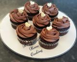 A picture of step 3 of ❤💑⚘Valentine's Day Special Vegan Quick & Easy Chocolate Cupcake.