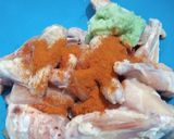 A picture of step 1 of Chicken spicy wings.