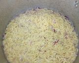 A picture of step 1 of Plain Indomie with Sweet Fried Chicken.