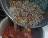 A picture of step 3 of Vegetable Khichdi.