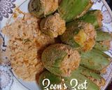 A picture of step 2 of Bharwa Masala Baingan/Stuffed Eggplants.