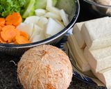 Hình bước làm 2 của món Mì Quảng Chay Nha Trang